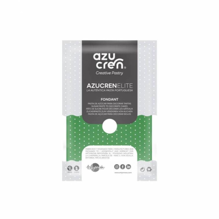 FONDANT "AZUCREN ELITE" GRÜN 250 GR (Glutenfrei)
