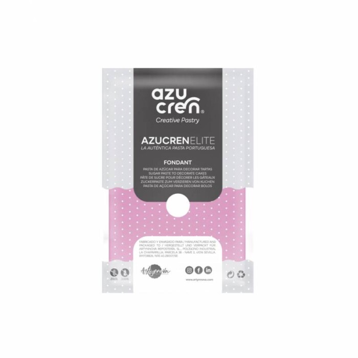 FONDANT "AZUCREN ELITE" ROSA 100 GR (Glutenfrei)