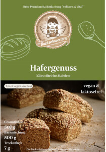 Hafergenuss 500g + 7g Hefe (MHD 09/2026)