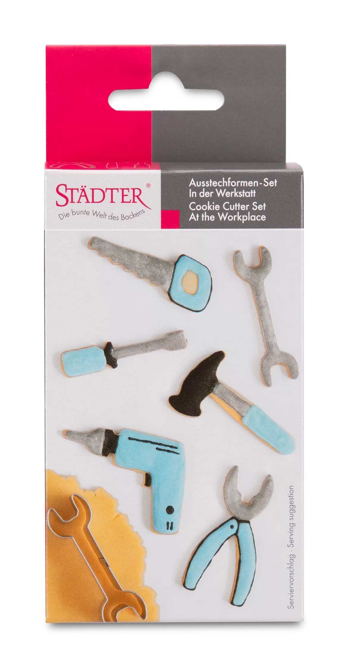 Städter Ausstechformen-Set „In der Werkstatt“ 6-teilig