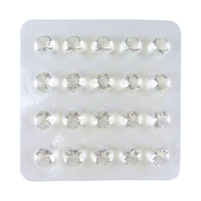 Diamanten soft klar 20 Stück per Blister