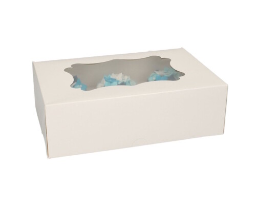 Cupcakes Muffins 6er Box mit Fenster
