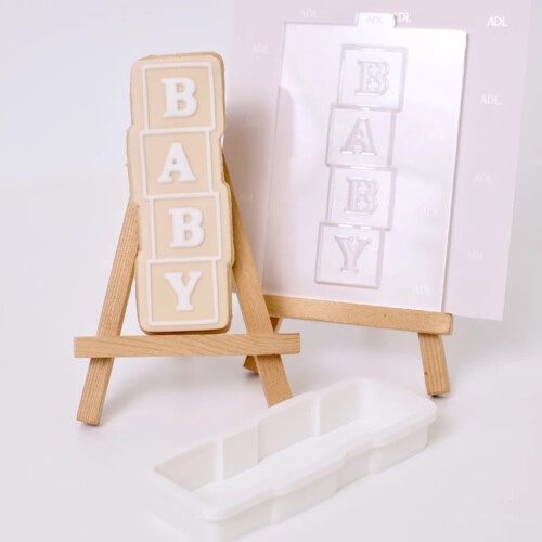 Keksstempel + Ausstecher Babywürfel