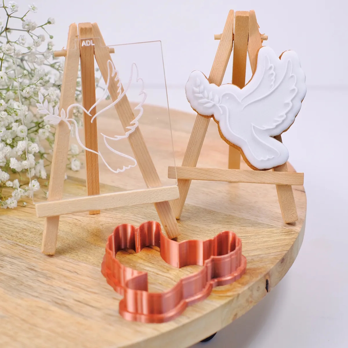 Keksstempel + Ausstecher Pop Up Taube