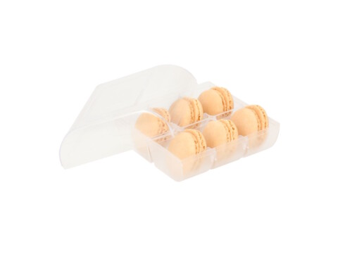 Macaron-Schalen 12 Stück champagner