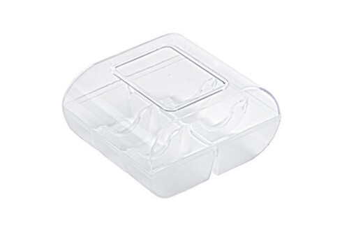 Macaron Verpackung 6er transparent