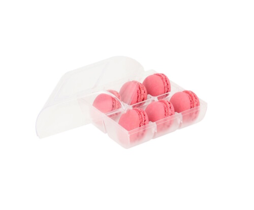 Macaron-Schalen 12 Stück rot