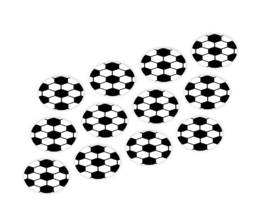 Cupcake-Buttons Fußball